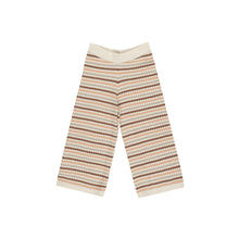  Knit Wide Leg Pant in Honeycomb Stripe