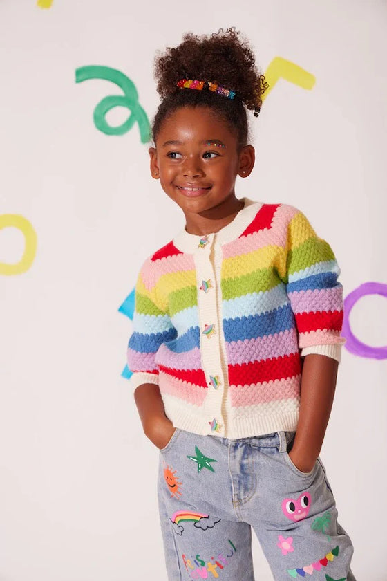 Rainbow Bright Knit Cardigan