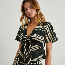  Tia Top in Island Stripe