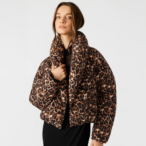 Evy Coat in Leopard