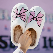  Light Pink Bows Coquette Women's Slippers