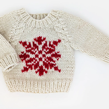  Snowflake Natural Crew Neck Sweater