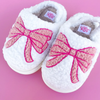 Kids Bow Slippers