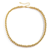 Gold Ball & Chain Necklace- 8MM