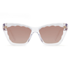 Brigitte Crystal Mirrored Sunglasses