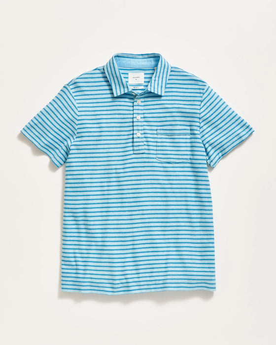 Stripe Hemp Cotton Polo