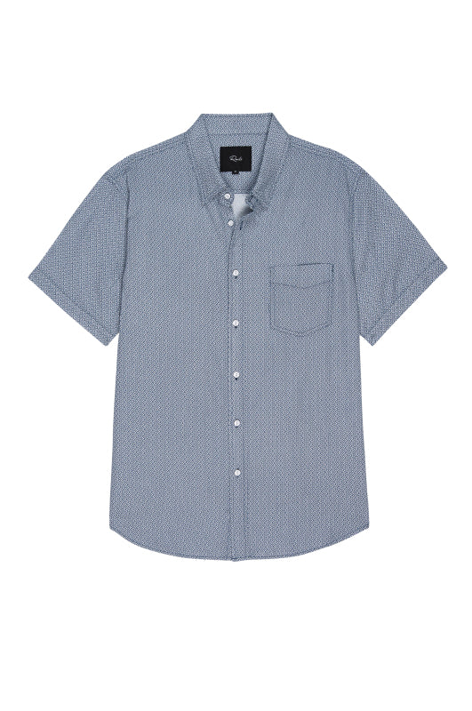 Carson Short Sleeve Shirt in Crown Jewel Sapphire