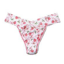  Printed Signature Lace Original Rise Thong