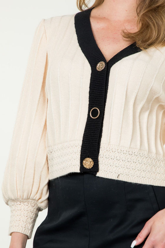 Knit Button Cardigan