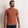 The Cotton Hemp Tee in Fired Clay