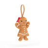 Festive Folly Gingerbread Ornament 4"