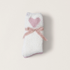 Cozychic Heart Print Sock Set - Pink Peonie/Pearl