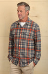 Crossroads Plaid Yellowstone Collection Long Sleeve 2 Pocket Shirt