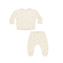  Long Sleeve Tee & Pant Set - Horseshoes