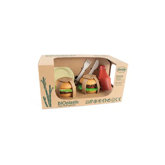 Bio Burger Sustainable Bioplastic Playset