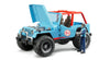 Jeep Cross Country Racer Blue with Driver