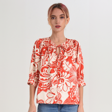  Katari Engineered Floral Top