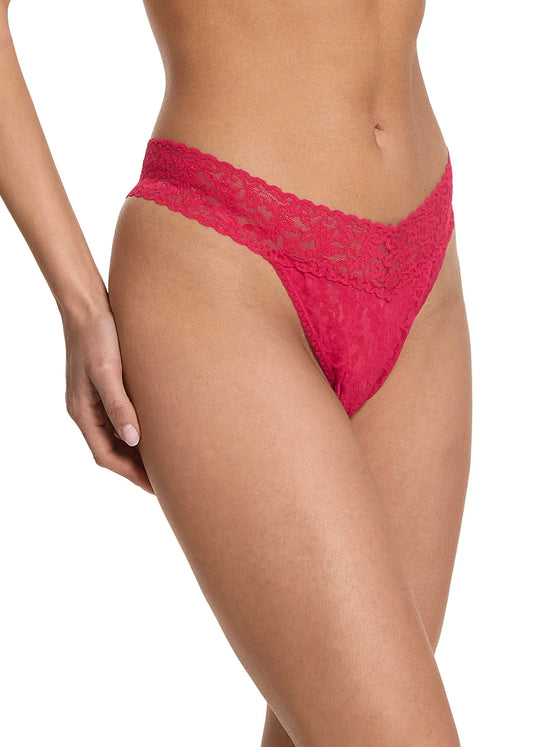 Signature Lace Original Rise Thong