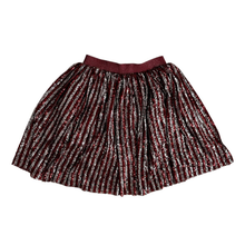  Candy Cane Sequin Striped Skirt