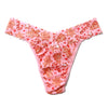 Printed Signature Lace Original Rise Thong