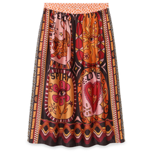  Vanessa Printed Midi Skirt