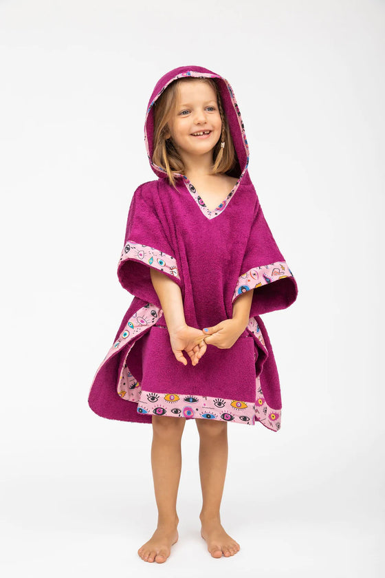 Sun of a Beach Kids Poncho