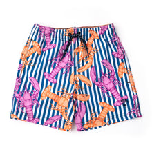  Boys Swim Trunks - Lobster Stripe