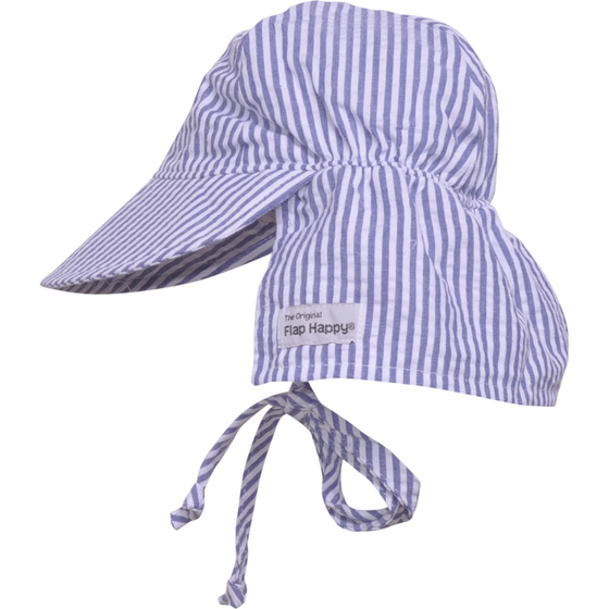 Kids UPF50+ Girls and Boys Original Flap Hat with Ties