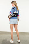 Colorblock Knit Sweater