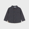 Jacquard Overshirt - Navy