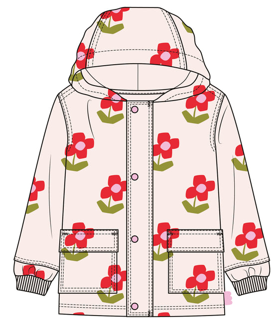 Recycled Fabric Kids Raincoat