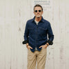 The Division Shirt in Indigo Twill