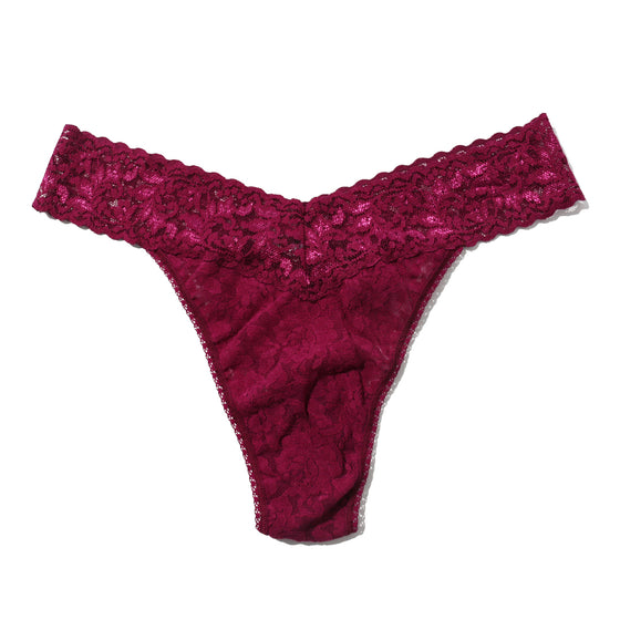 Signature Lace Original Rise Thong