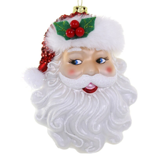  Retro Santa Ornament - Red