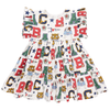 Girls Kit Dress - Varsity Letters