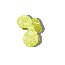  Hand Painted Tennis Ball Claw Hair Clip