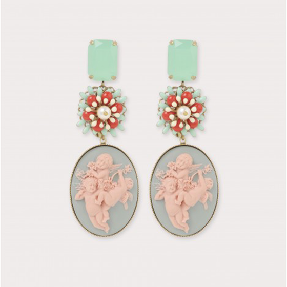 Camelia Big Earrings