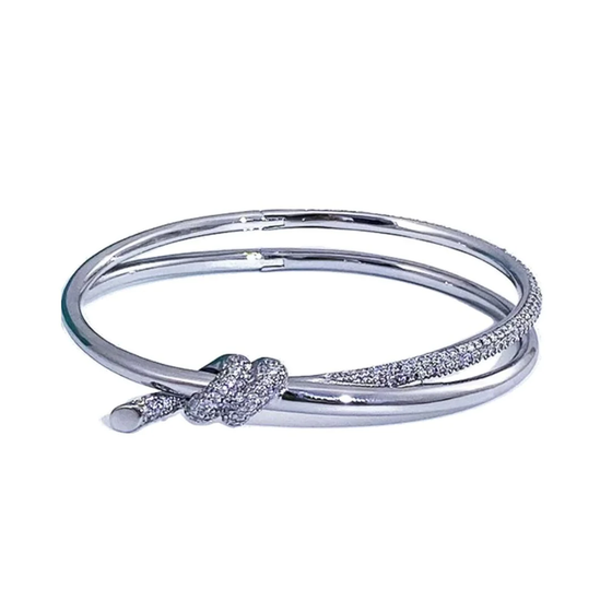 Pave Knot Bracelet