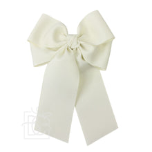  2.25" Grosgrain 6" Double Bow w Tails