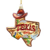 4.875" Glass Texas Ornament