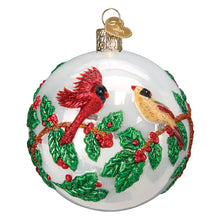  Hollyberry Birds Round Ornament