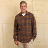 Drifter Plaid Yellowstone Collection Long Sleeve 2 Pocket Shirt