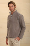 Apres Lux Chenille & Sherpa 1/4 Zip Pullover