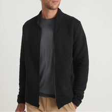  Men's Corbet Full Zip Jacket in Black Heather