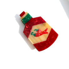  Hand Painted Spicy Hot Sauce Claw Hair Clip