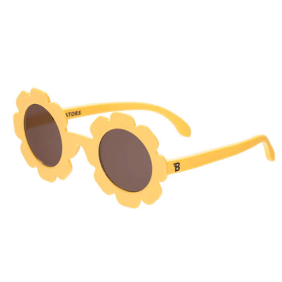 Original Flower Sunglasses: Sweet Sunflower/Amber Lenses