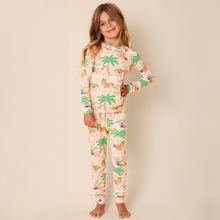  California Christmas Pima Knit Kids Pajama Set