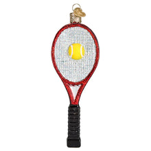  Red Tennis Racquet Ornament