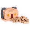 Log Cabin with Pinon Incense