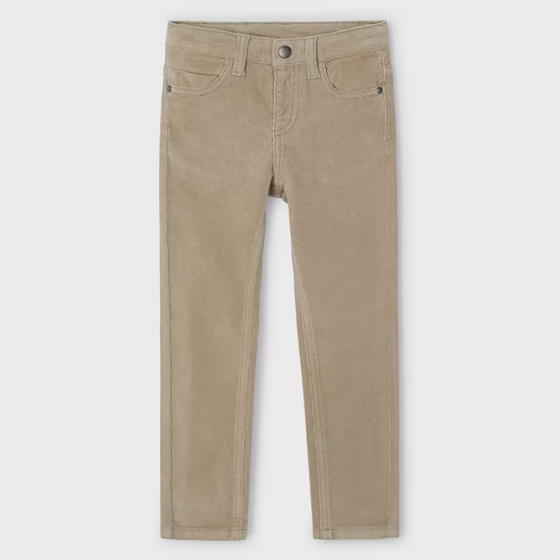 Basic Slim Fit Cord Trousers